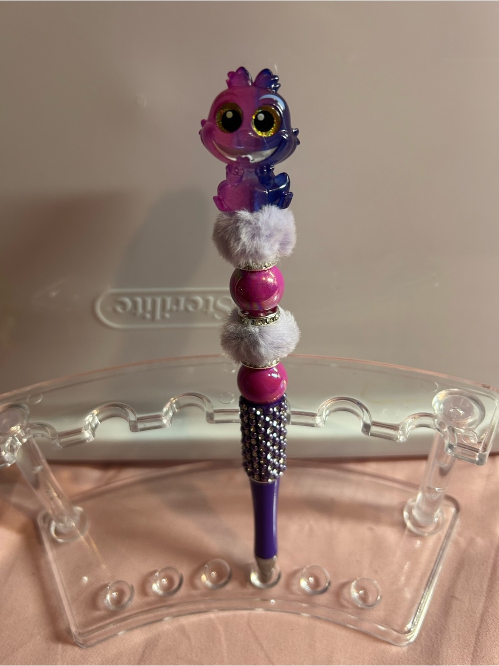 Disney Doorable Cheshire Cat beaded pen